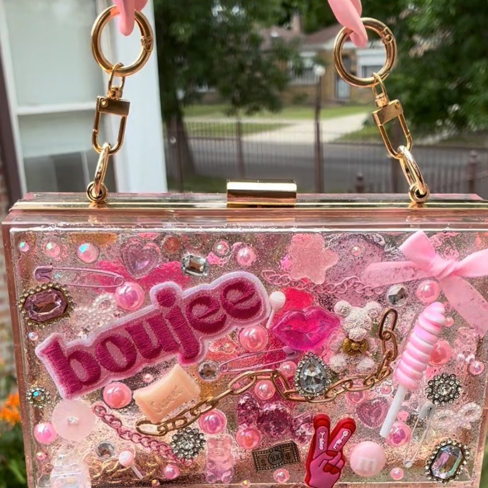 🎀 Custom Acrylic Junk Clutch🎀